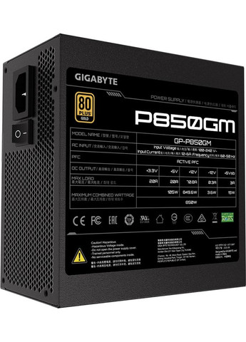 Блок питания 850W GP-P850GM Gigabyte (347586449)