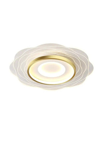 Светодиодная люстра Цветочек PJ827WG (Бело-золотая) 78см No Brand (331639773)