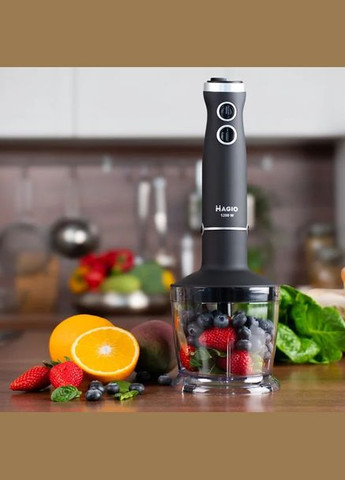 Блендер погружной MG-655 1200 Вт черный Magio (366422765)