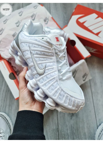 Білі Осінні кросівки чоловічі nike shox tl white найк шокс тл No Brand