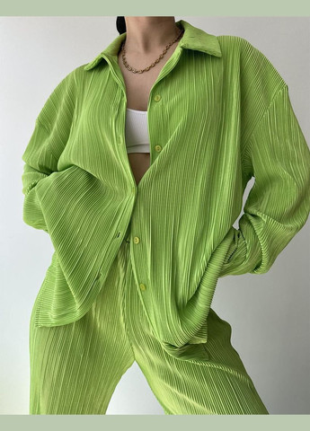 Женский летний брючный костюм KK-101 Салатовый Number Nine (283038741)