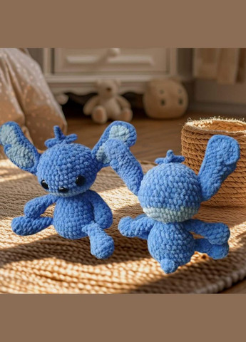 Іграшка Стіч ручної роботи в’язана гачком 26 см (OL-0002) No Brand (370718954)