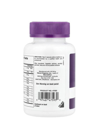 Комплекс для снятия стресса, без мелатонина, Stress & Sleep Complex, Melatonin Free, 60 капсул Natures Plus (316701277)