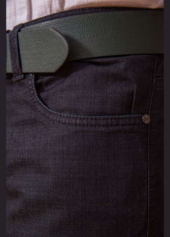 Черные демисезонные джинсы мужские прямого кроя, цвет грифельный, Ager