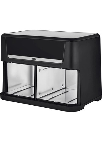 Мультипечь ROM1210-2XL MultiFry DUO 11 программ 12 л(6+6 л) LED дисплей 2800 Вт Черный с серым Rotex (370606728)