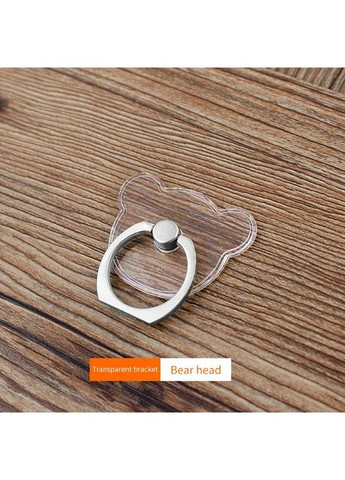 Попсокет прозорий тримач для телефону Bear Ведмедик PopSocket No Brand (339103993)