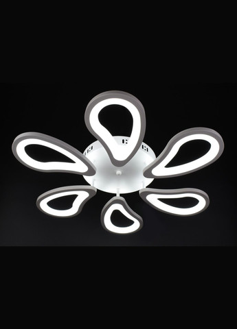 Люстра светодиодная потолочная LED светильник для квартиры на потолок лэд с пультом 25932 Белый 8х61х61 см. Sunnysky (364752248)