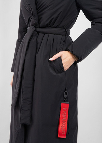 Чорний зимній Пуховик AFTER LABEL