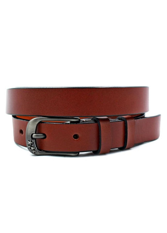 Жіночий шкіряний ремінь 2,3 х 100-120 см Коричневий Weatro (340275242)