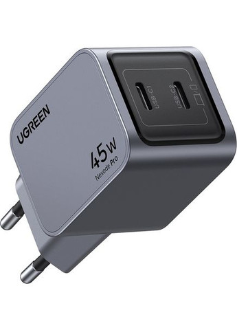Зарядное устройство Wall Charger x707 2 выхода USB-C GaN 45W (UGR-35008) Ugreen (344465292)