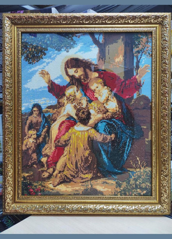 Набір алмазної мозаїки Ікона Ісус і діти 40х50 SP027 ColorArt (299772417)