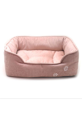 Лежак для собак та котів Мінор двосторонній рожевий №2 50х65х21 см Zoo-hunt (280851636)