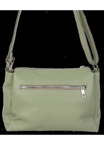 Жіноча шкіряна сумка через плече салатова Borsacomoda (360893876)