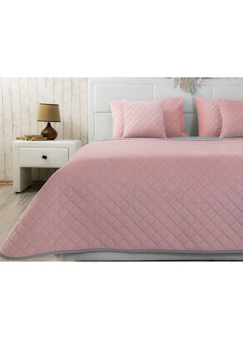 Покрывало VeLour 180х220 Pink and Grey ромб Руно (329409581)
