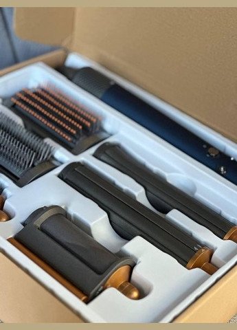 Фен-стайлер для волосся 6в1 Smart X Airwrap Complete Long X9BL мультистайлер насадок 3 режими 1300Вт Синій Smartx (322843416)