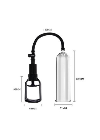 Помпа для збільшення члена для посилення потенції для ерекції для чоловіків Прозора LyBaile (317748110)