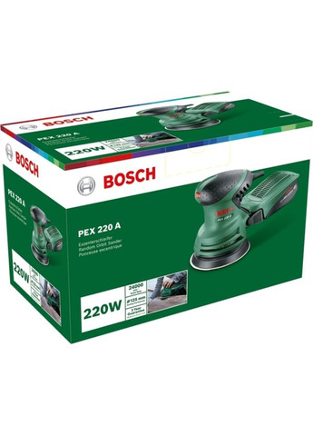 Шліфмашина ексцентрикова PEX 220 A (0.603.378.000) Bosch (360421998)