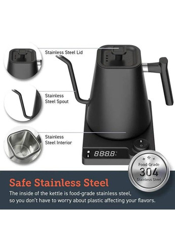 Чайник KT10 Pro c регулировкой температуры Электрический (R-KT10-VS) No Brand (303348753)