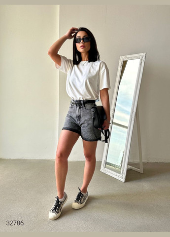 Джинсовые шорты с отворотами Liton (303775700)