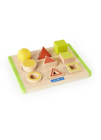 Дерев'яний сортер Manipulatives Фігури в просторі (G6744) Guidecraft (331173702)
