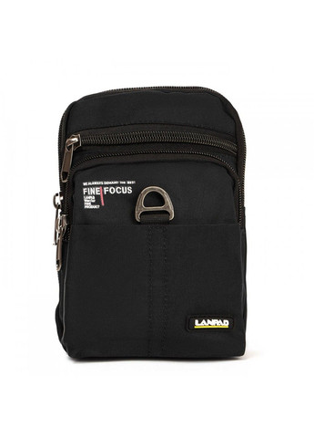 Мужская тканевая сумка через плечо 61038 black Lanpad (284667894)
