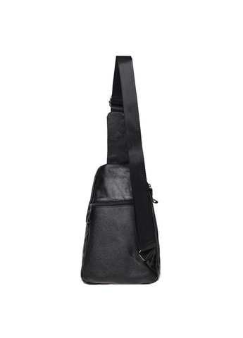 Мужской кожаный рюкзак через плечо K1029-black Borsa Leather (323581328)
