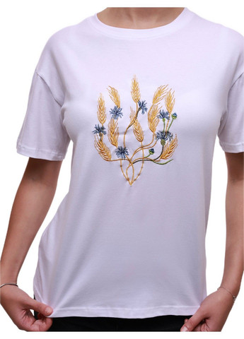 Жіноча футболка з патріотичною символікою Джой - (363554227)