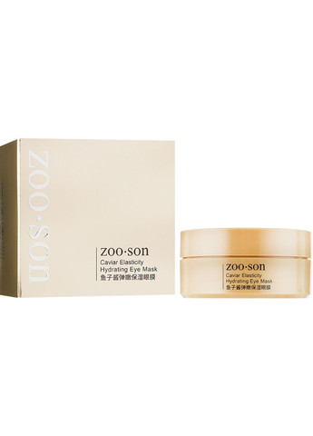 Зволожувальні гідрогелеві патчі для повік з екстрактом червоної ікри Caviar Elasticity Hydrating Eye Patch 60шт (858167-4613) ZOO-SON (368633224)