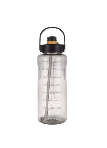 Пластиковая бутылка для воды 1100 мл. Чорная No Brand (282823640)