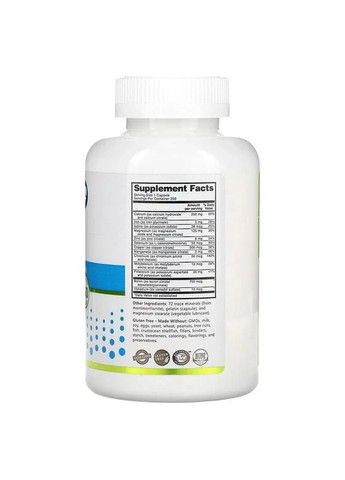 Мультиминерал Essentials Multi Mineral, 250 капсул NutriBiotic (361115287)