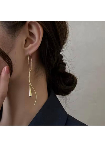 Серьги протяжки с подвеской, серьги-протяжки, серьги-подвески, серьги-цепочки Fashion Jewelry (367263368)