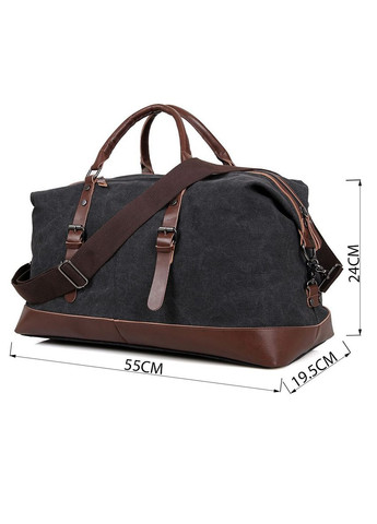 Сумка дорожня 14581 Сіра Vintage (366880933)