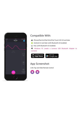 Смарт-віброяйце Lush 2 Lovense (316156143)