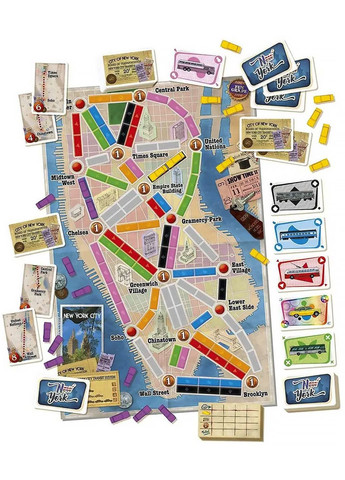 Настольная игра Билет на поезд: Нью Йорк / Ticket to Ride: New York Game (328934894)