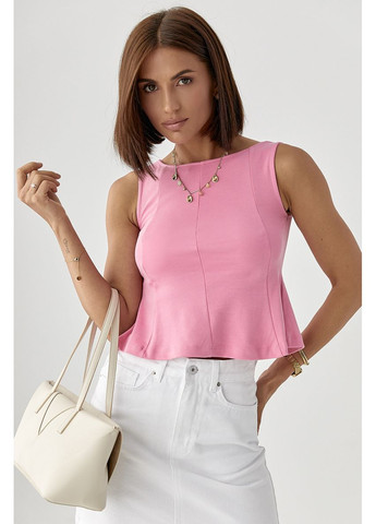 Трикотажный расклешенный топ Lurex — 370379822