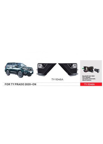 Фари дод. модель Toyota Prado FJ150 2020-/TY-1046A/H11-12V55W/eл.проводка DLAA (315759732)