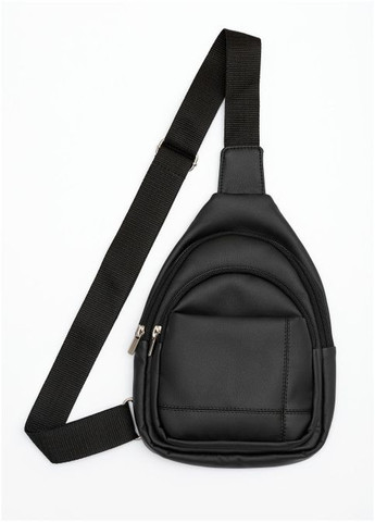 Сумка чоловіча через плече слінг із екошкіри Brooklyn 29SH Чорний Sambag (302008278)