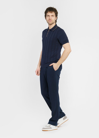 Синяя футболка-поло мужское синее для мужчин Arber