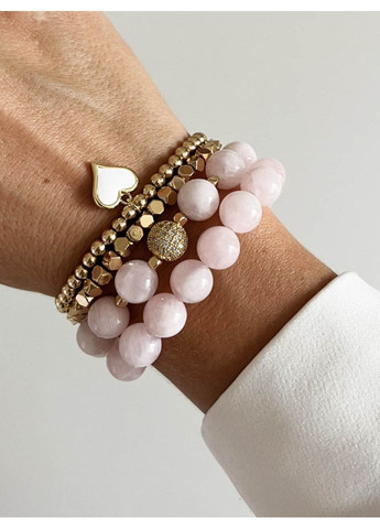 Сет із 4х браслетів кварц та гематит 4640 LeBijou (367580249)