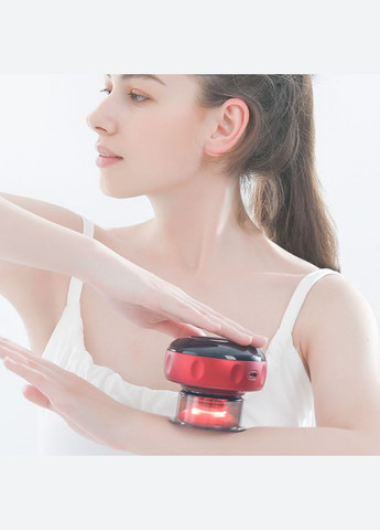 Вакуумний масажер баночний Massage NG 122 лімфодренажний для тіла з підігрівом Червоний VTech (332622384)