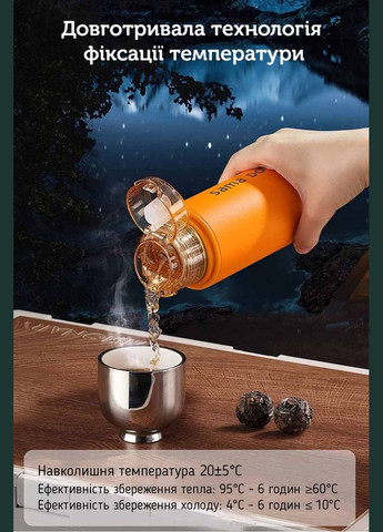 Термос Sama Doyo Магнето, 400 мл Білий SAMADOYO (305137029)