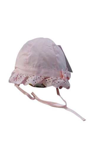 Детская розовая панамка с оборкой и бантиком. 5.10.15 (328264751)