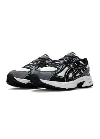 Кроссовки женские ASICS No Brand Gel-Venture 6 White Grey Black серые демисезоны (386388705)