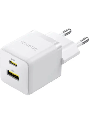 Зарядное устройство 1xUSB-C 30W + 1xUSB white (P1011160A213-00) Baseus (382054766)