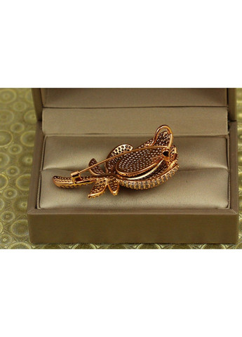 Брошка Хризантема 4,8 см золотиста love-shopping Xuping Jewelry (354660812)