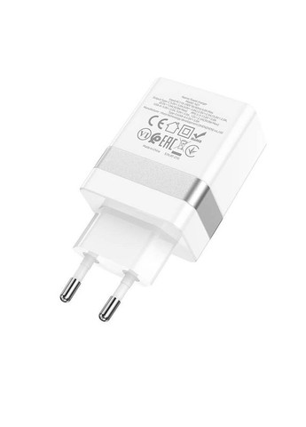 Адаптер мережевий Extension speed charger N21 1 USB + 1 TypeC 30 W Hoco (279553648)