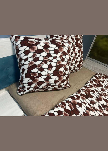 Постільна білизна велсофт Полуторний 165х200 см (П4К-flis-0021) No Brand (308754975)