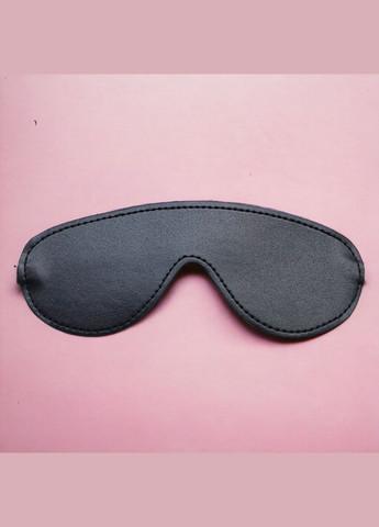 Маска на очі закрита для БДСМ-ігор з еко-шкіри чорного кольору China (317747734)