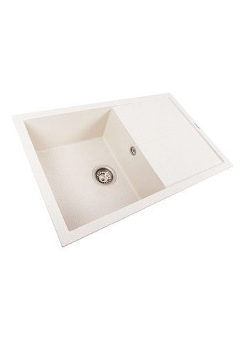 Гранитная мойка MAGNUM 7950 матовая Белая в точку Valeso (358059468)