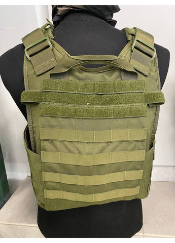 Плитоноска с плитами 4 класса Outdoor Products Бронежилет (Оливковый) Condor (332636057)